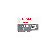 Карта пам'яті microSDXC (UHS-1) SanDisk Ultra 64Gb class 10 A1 (100Mb/s) (adapter SD), фото 4