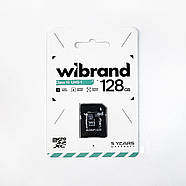 Карта пам'яті microSDXC (UHS-1) Wibrand 128Gb class 10 (adapter SD), фото 3
