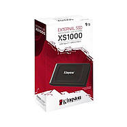 Портативний SSD Kingston XS1000 2TB USB 3.2 Gen2 Type-C IP55 3D NAND, фото 3
