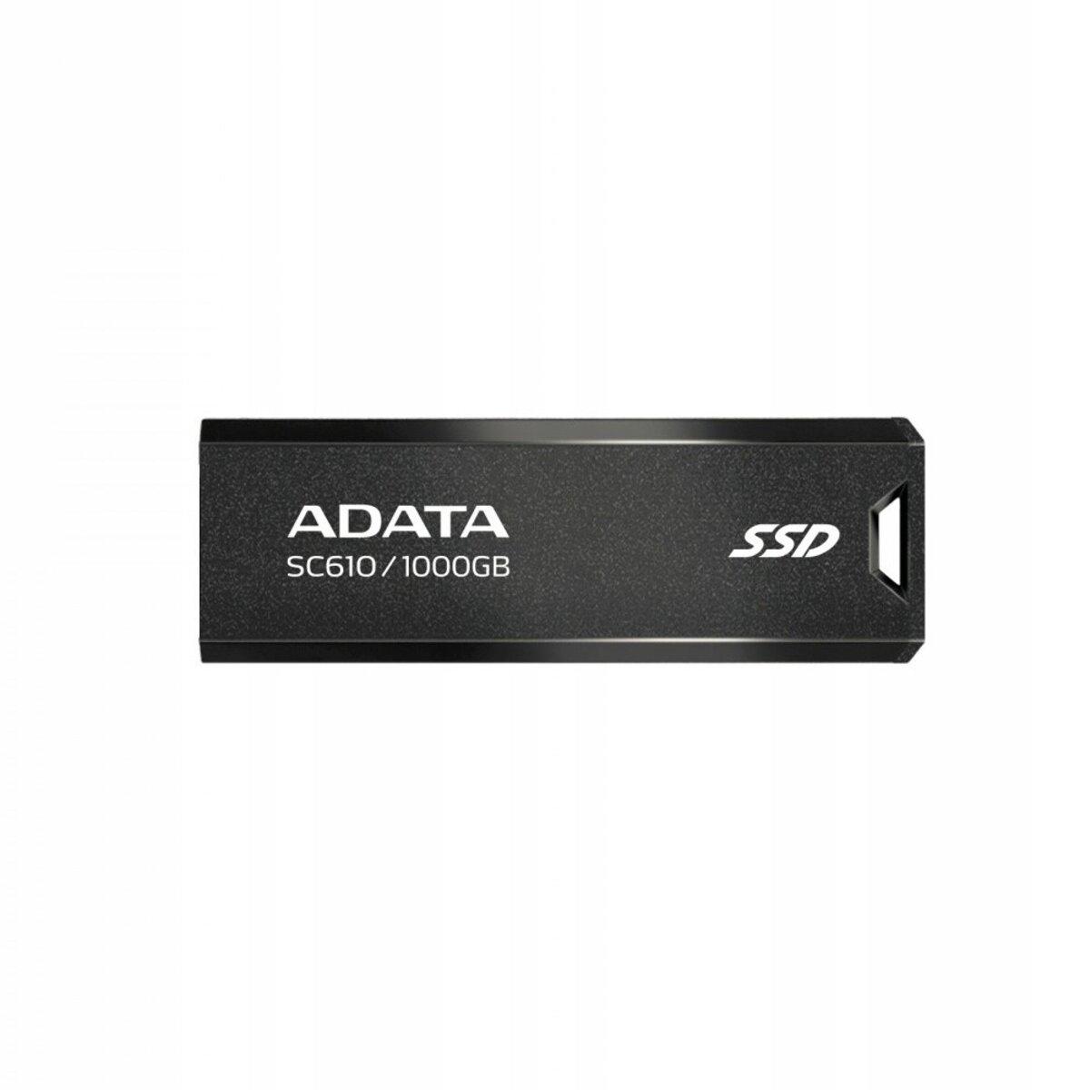 Портативний SSD ADATA SC610 1TB USB 3.2 550/500Mb/s Black