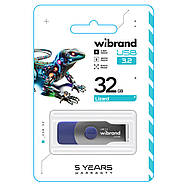 Флеш-накопичувач Wibrand USB 3.2 Gen1 Lizard 32GB Light Blue, фото 3