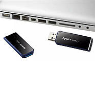 Флеш-накопичувач Apacer USB 3.2 Gen 1 AH356 64GB Black, фото 4