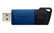 Флеш-накопичувач Kingston USB 3.2 DT Exodia M 64GB Black/Blue, фото 5