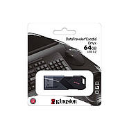Флеш-накопичувач Kingston USB 3.2 DT Exodia Onyx 64GB Black, фото 3