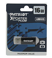 Флеш-накопичувач Patriot USB 2.0 Xporter Pulse 16GB Metal/Black, фото 3