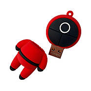 Флеш-накопичувач Wibrand USB 2.0 Squid Game 16Gb Red, фото 4