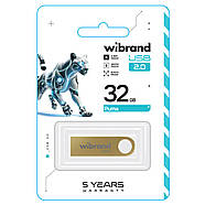 Флеш-накопичувач Wibrand USB 2.0 Puma 32Gb Gold, фото 3