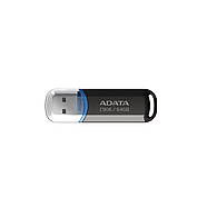 Флеш-накопичувач ADATA USB 2.0 C906 64Gb Black, фото 5