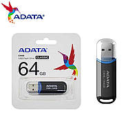 Флеш-накопичувач ADATA USB 2.0 C906 64Gb Black, фото 7