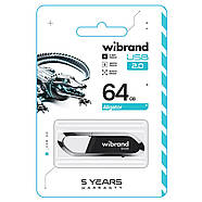 Флеш-накопичувач Wibrand USB 2.0 Aligator 64Gb Black, фото 3