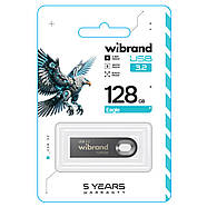 Флеш-накопичувач Wibrand USB 3.2 Gen1 Eagle 128GB Grey, фото 3