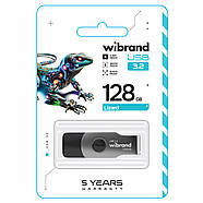Флеш-накопичувач Wibrand USB 3.2 Gen1 Lizard 128GB Black, фото 3