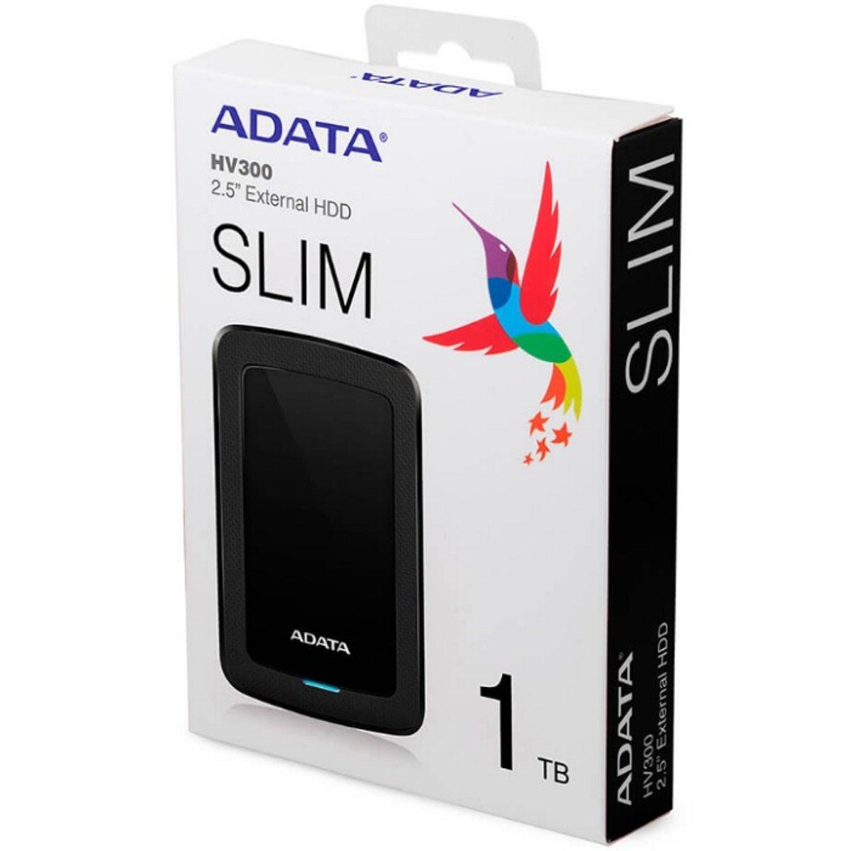 Зовнішній жорсткий диск PHD External 2.5'' ADATA USB 3.2 Gen. 1 DashDrive Durable HV300 1TB Black