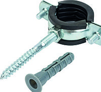 Хомут | 2" | 58х64мм + гвинт-шуруп + дюбель