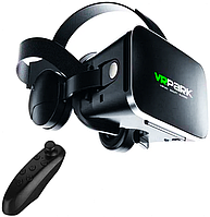 Окуляри 3D віртуальної реальності з навушниками та пультом VR BOX PARK KBY004і
