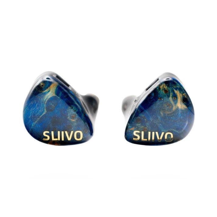 ⇒ Навушники Myer Audio SLIIVO SL41 MK2 Blue (jack 4.4) - гібридні внутрішньоканальні IEM's (1DD + 4BA)