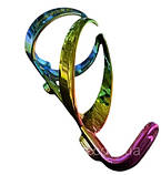 Фляготримач велосипедний хамелеон пластиковий Promend, універсальний різнобарвний, кріплення для пляшки фляги, фото 3