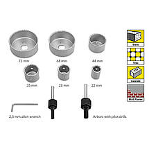 Набір свердел корончастих Trotec Carbid Set (6215001350), фото 4