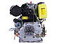 Двигун дизельний 192FE YBX (під шліци, 25 мм) 14.8 к.с., фото 4