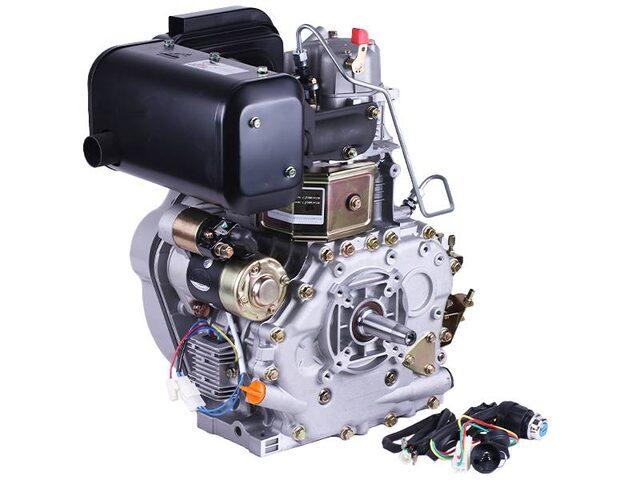 Двигун дизельний з електростартером 188D ТАТА (з виходом вала під конус) 11 к.с., фото 1