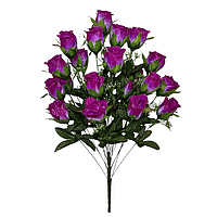 Штучні квіти букет 22 атласних бутона троянд, 70см