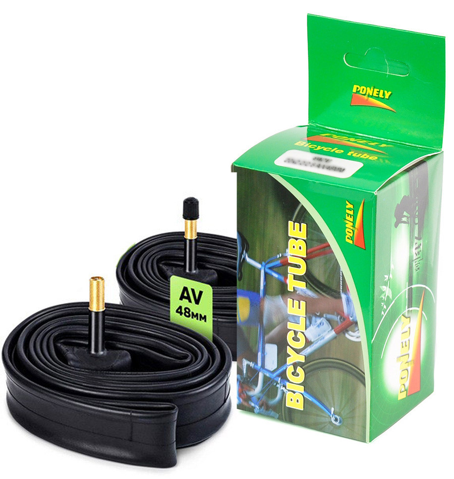 Камера для велосипеда Ponely 24 x 2.20 / 2.50 AV (48 мм)