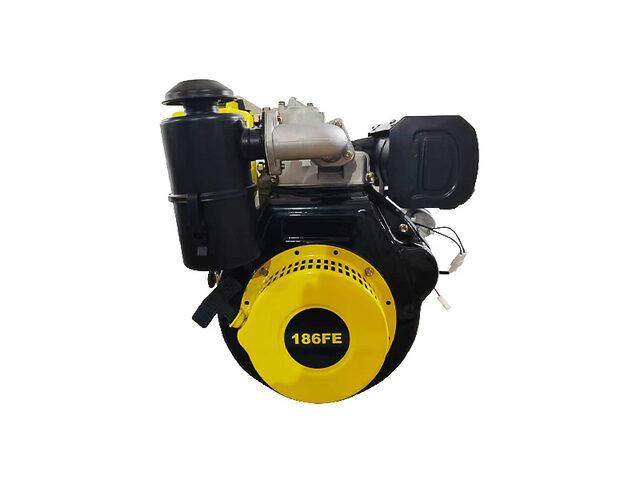 Двигун 186FE — дизель (під шліци діаметр 25 мм) (9 л.с.) з електростартером — YBX