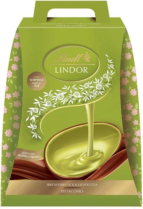 Пасхальне шоколадне яйце з прикрасою Lindt Lindor Easter Milk Chocolate Pistachio 360г