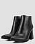Ботильйони високі жіночі демісезонні чорні натуральна шкіра ALROMARO — розмір 38 (24,2 см), фото 3