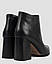 Ботильйони високі жіночі демісезонні чорні натуральна шкіра ALROMARO — розмір 38 (24,2 см), фото 5