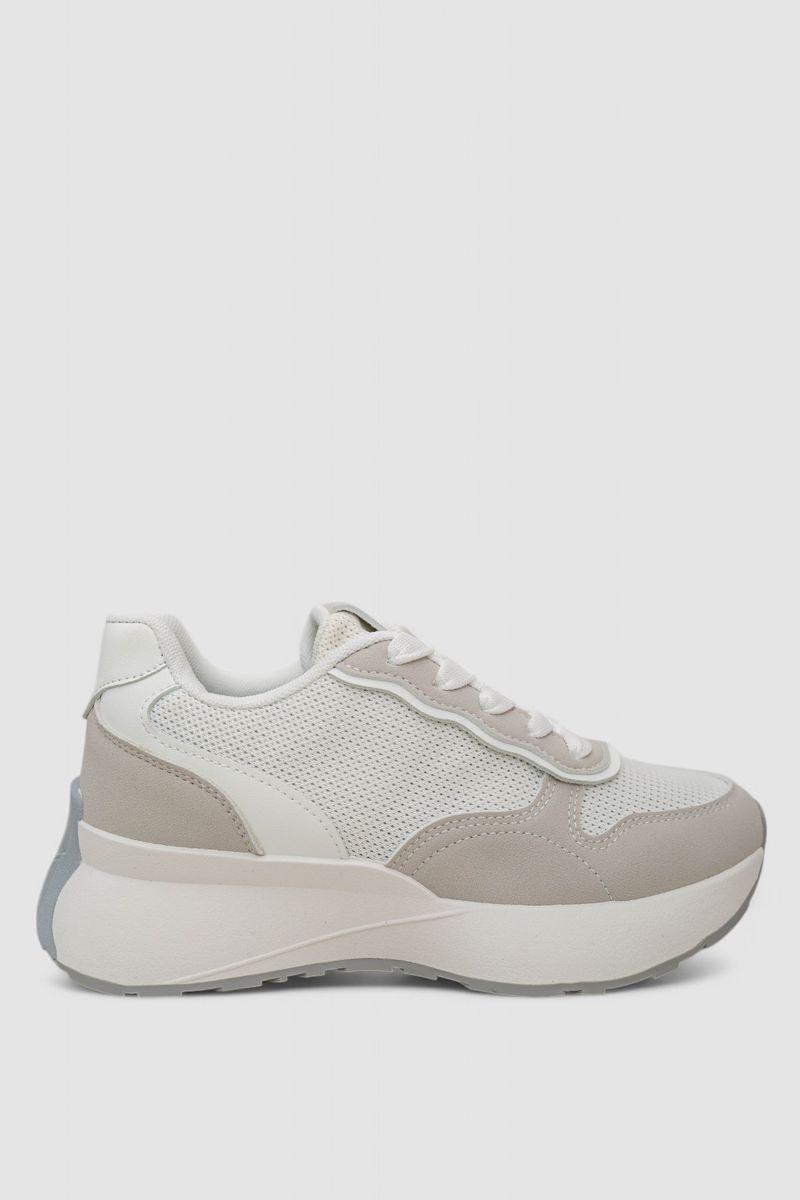 Кросівки жіночі, колір біло-сірий, 248RXM110, фото 1