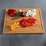 Обробна дошка SANTOS, бамбук 45 х 34,5 х 2,5 см 899232 Код: 011022, фото 3