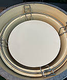 Комплект з каменю, чавунної решітки та дворівневої системи з нержавіючої сталі для керамічних грилів 47 см, фото 4