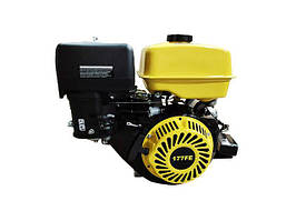 Двигун 177FE — бензин (під шпонку діаметр 25 мм) (9 л.с.) з електростартером — YBX
