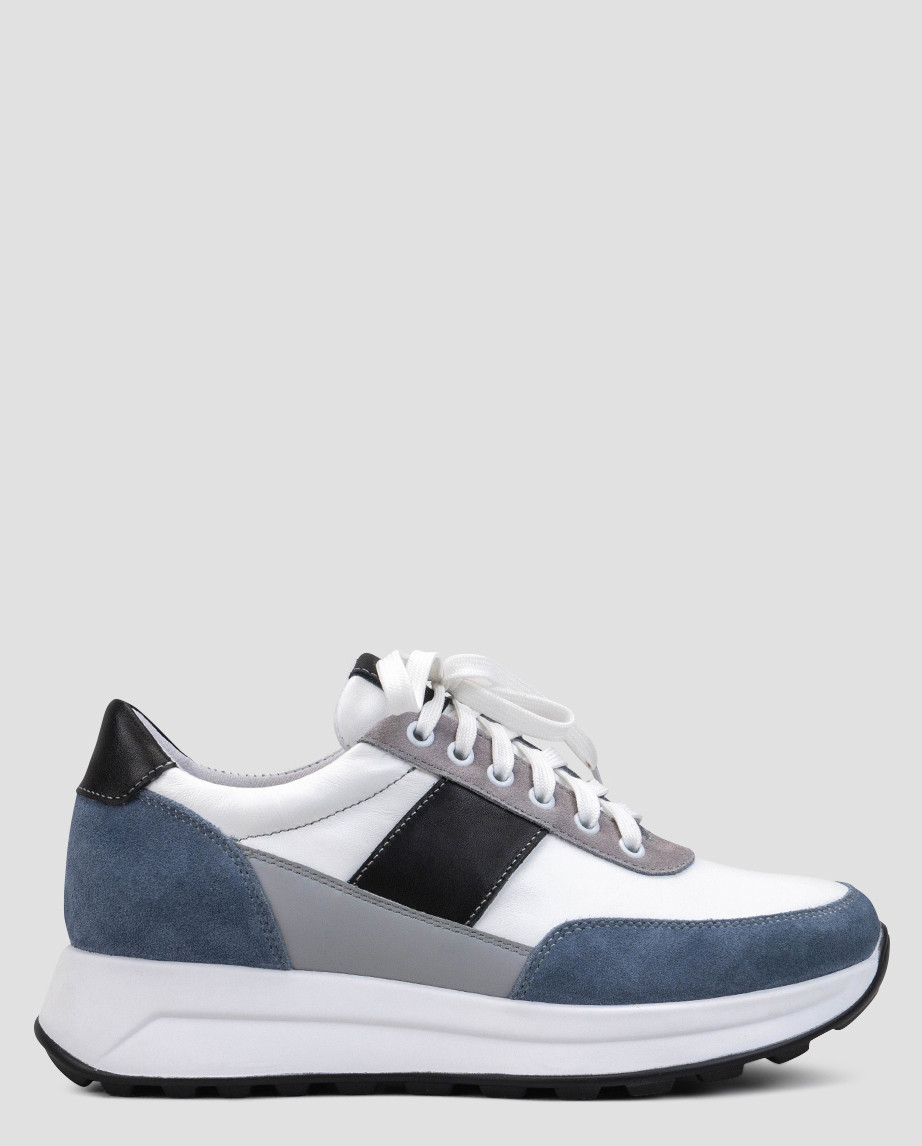 Кросівки низькі жіночі білі натуральна шкіра Україна VM Villomi — розмір 39 (25,5 см) (модель: VMVom-42KZWhite), фото 1