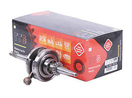 Колінвал із підшипниками TTG на бензиновий двигун 50CC4T, к-т 2 шт.: 6204RS, 6004RS