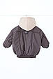 Куртка-бомбер дитяча "Bonny", сіро-коричнева. Топ!, фото 2