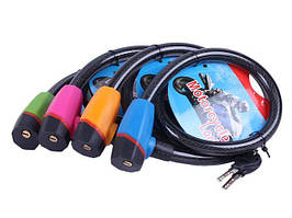 Замок протиприпасований ZX1240 ТАТА, тросовий, 18 мм*1000 мм (під ключ)