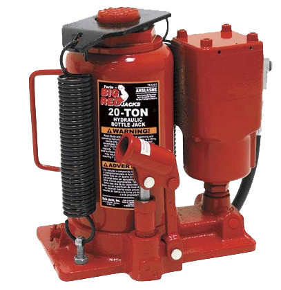 Домкрат пляшковий пневмогідравлічний 20 т (265-510 мм) TORIN