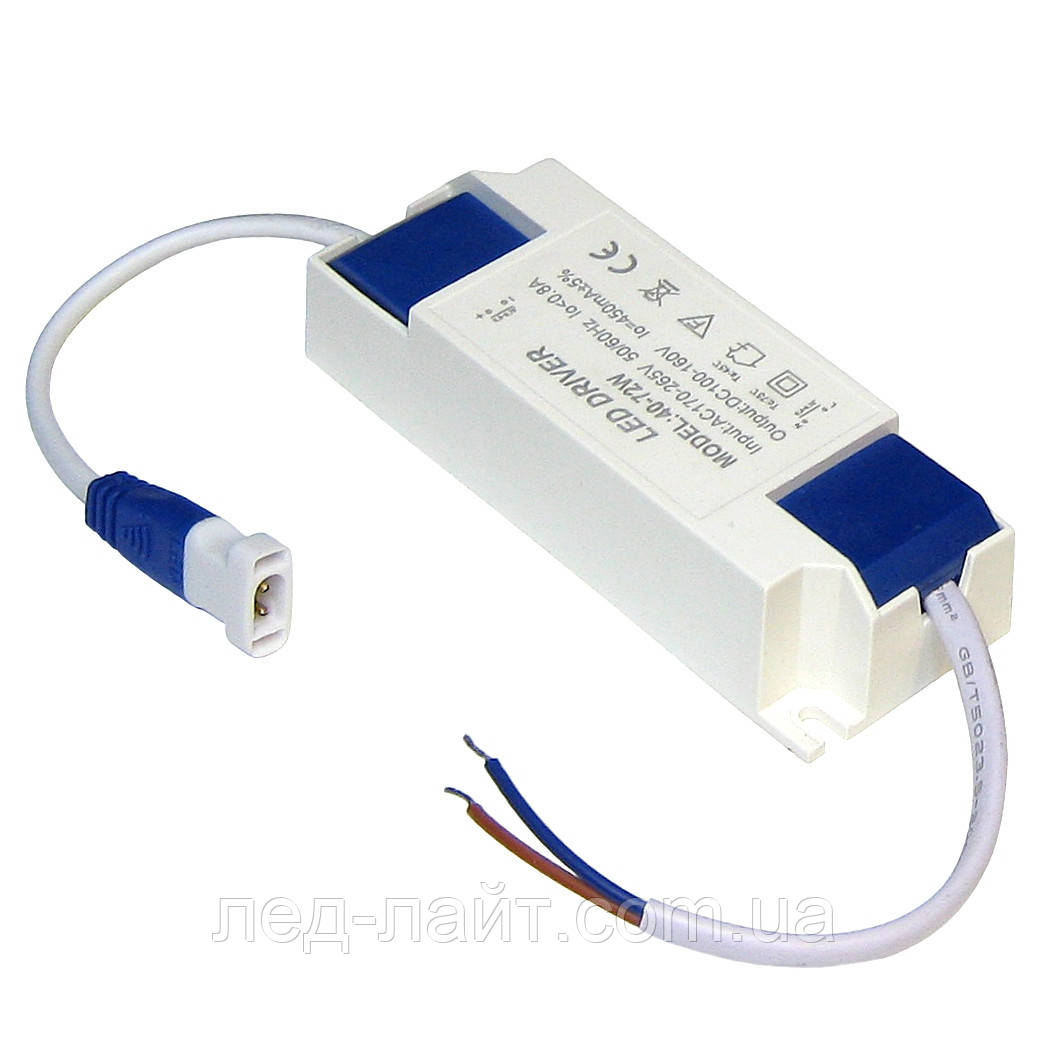 Драйвер світлодіодів 40-72W 450mA 220V