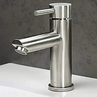 Змішувач для раковини з неіржавкої сталі sus 304 з кріпленням на гайці Чехія