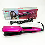 Випрямляч для густого волосся VGR V-506, Випрямляч плойка випрямляча, Щипці для волосся WU-38, фото 6
