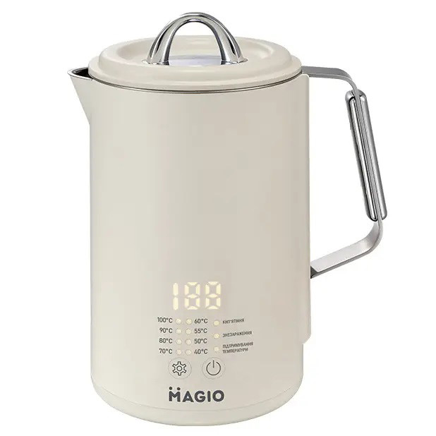 Електрочайник Magio MG-516, 1.5 л, 1500 Вт, з PI-853 подвійними стінками