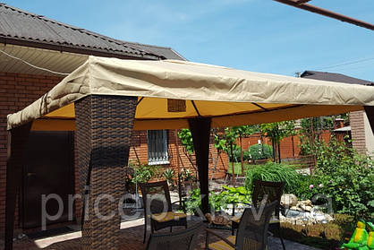 Методи кріплення тенту до каркасу альтанки, нюанси крою та пошиття