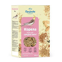 Корм для середніх папуг Природа Корела + Йод, 500 г