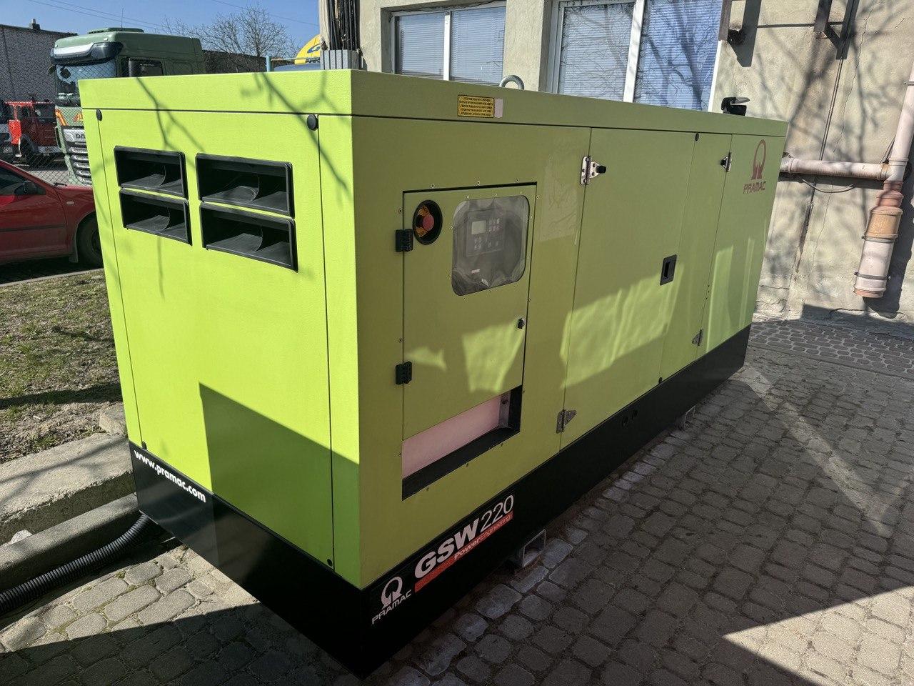 Генератор дизельний 180 кВт Pramac GSW 220
