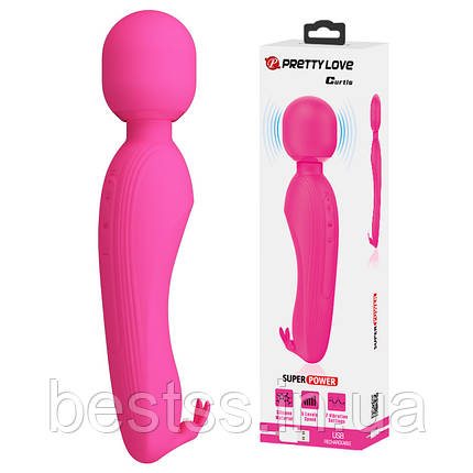 Вібромасажер з 7 режимами вібрації Pretty Love Curtis Pink – задоволення без компромісів!, фото 1