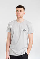 Чоловіча футболка з накаткою North Face сталь