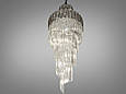 Кришталева люстра під 27 лампи, хром, фото 2