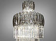 Кришталева люстра під 27 лампи, хром, фото 3